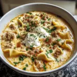 Alfredo Lasagna Soup