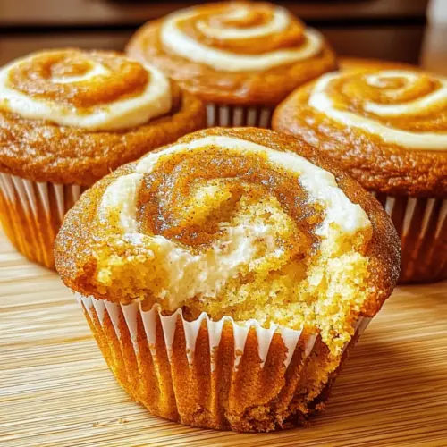 Pumpkin Swirl Muffins