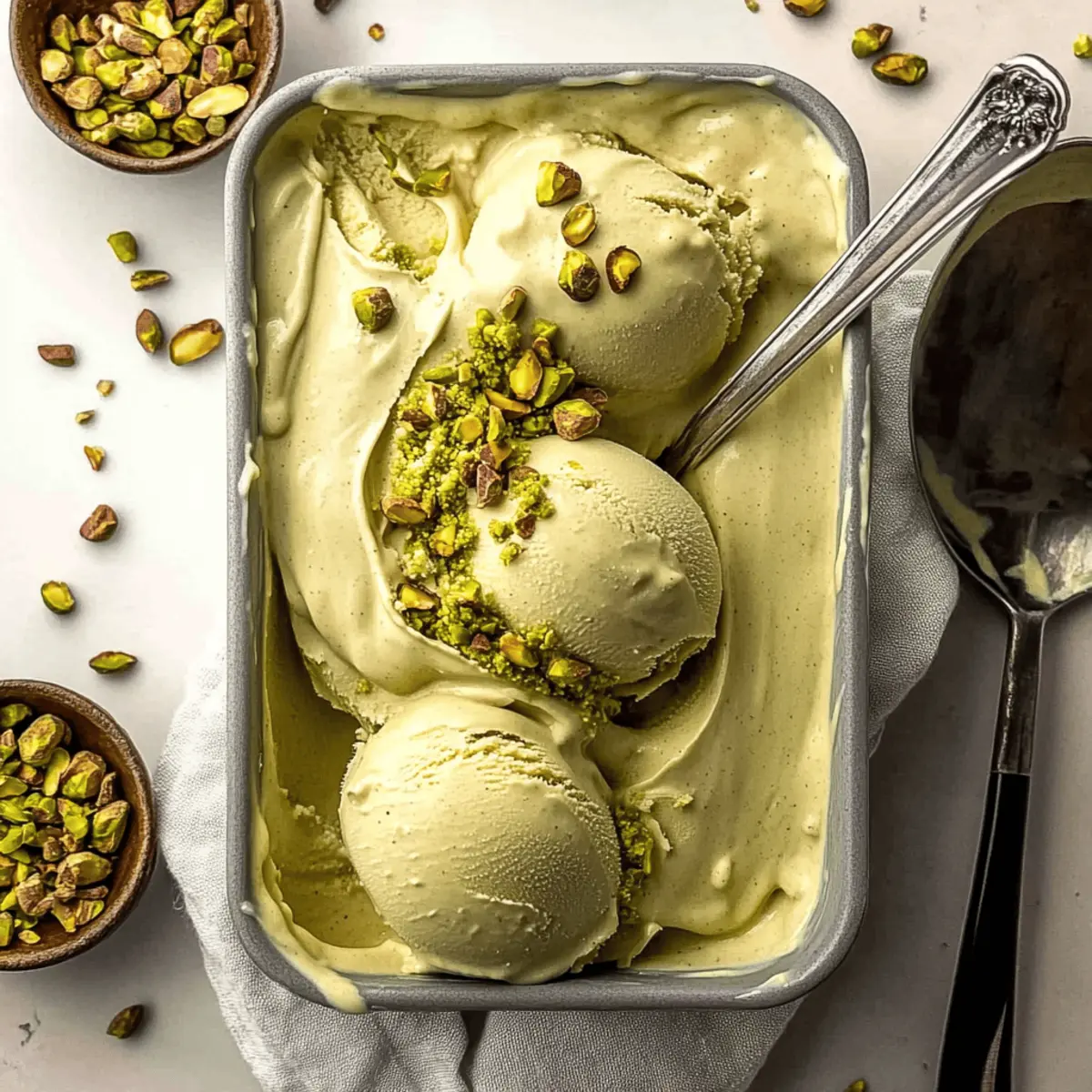 Vegan Pistachio Ice Cream