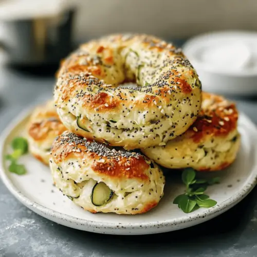 Zucchini Bagels