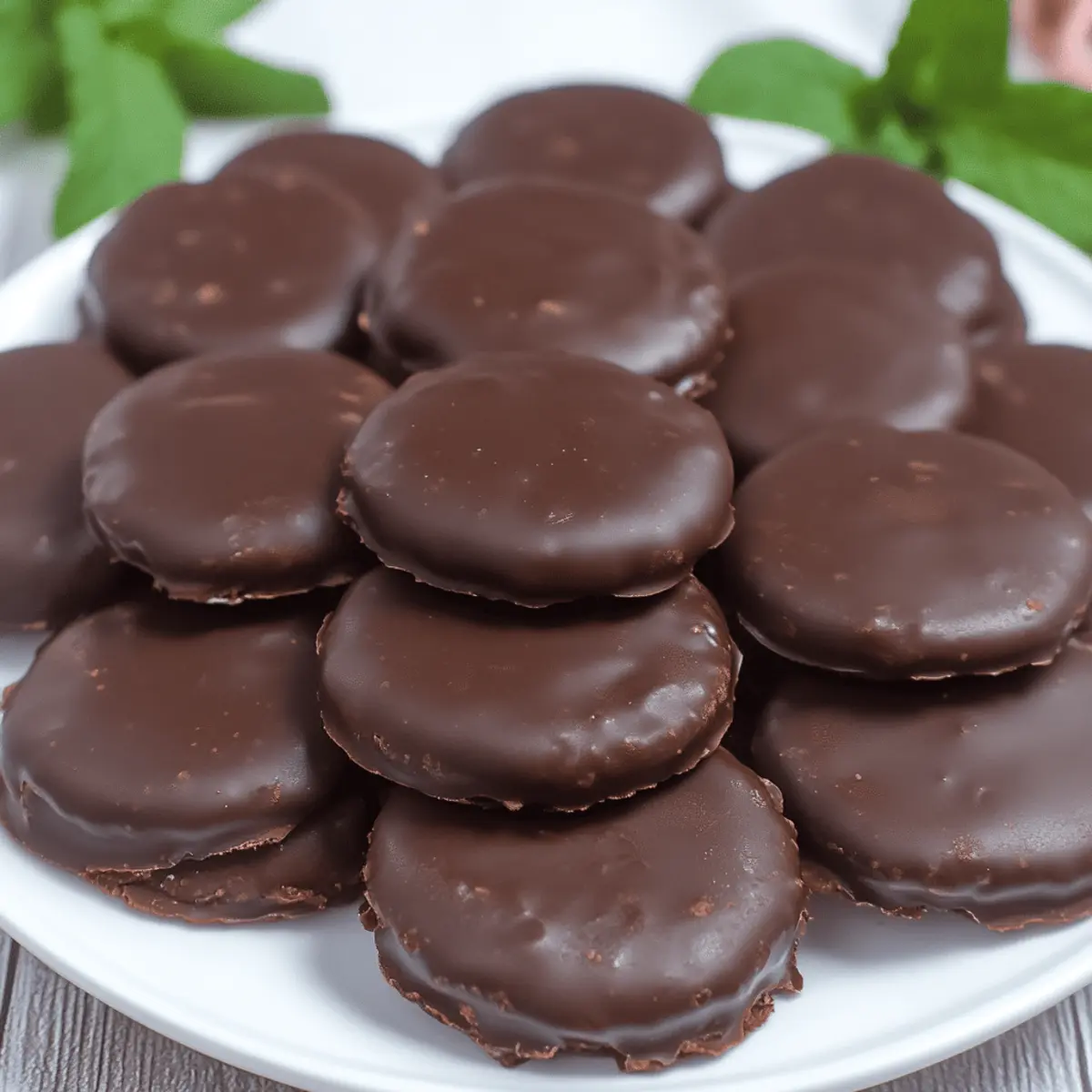 Homemade Thin Mints Girl Scouts Cookies