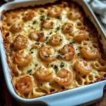 Shrimp Scampi Pasta Bake