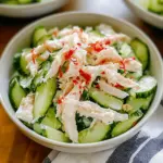 Cucumber Salad with Crab