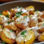 Creamy Garlic Baby Potatoes