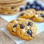Blueberry White Chocolate Chip Cookies