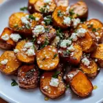 Honey Feta Sweet Potato Bites
