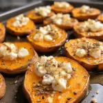 Honey Feta Sweet Potato Rounds