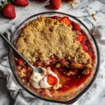 Vegan Strawberry Crumble