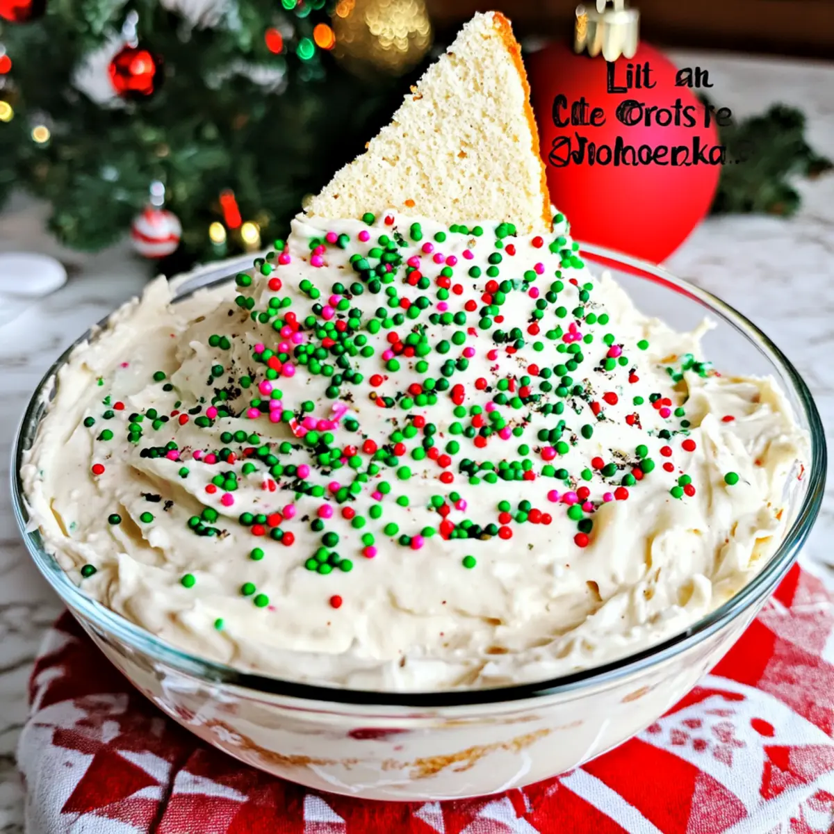 Christmas Tree Cake Dip