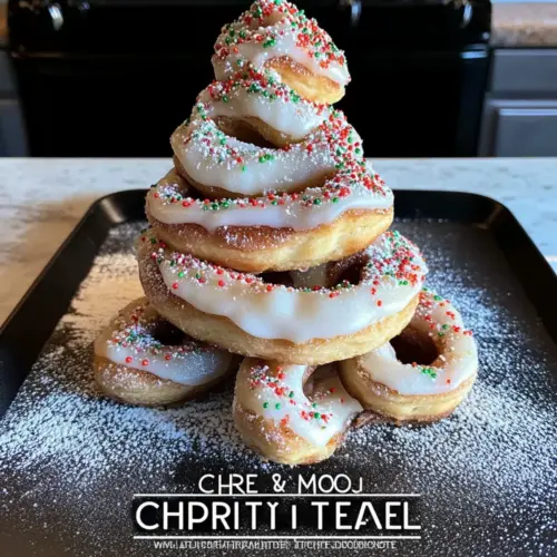 Mochi Christmas Tree Cinnamon Rolls