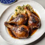 Roasted Duck Legs with Black Pepper Sauce