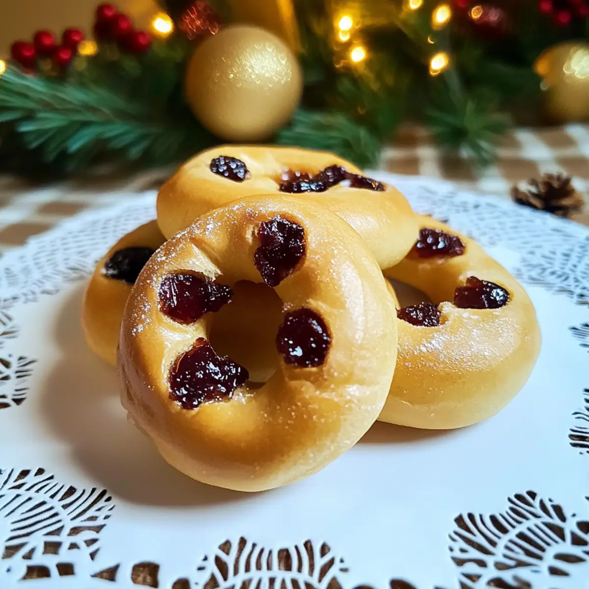 Maltese Christmas Honey Rings