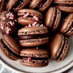 Peppermint Mocha Macarons