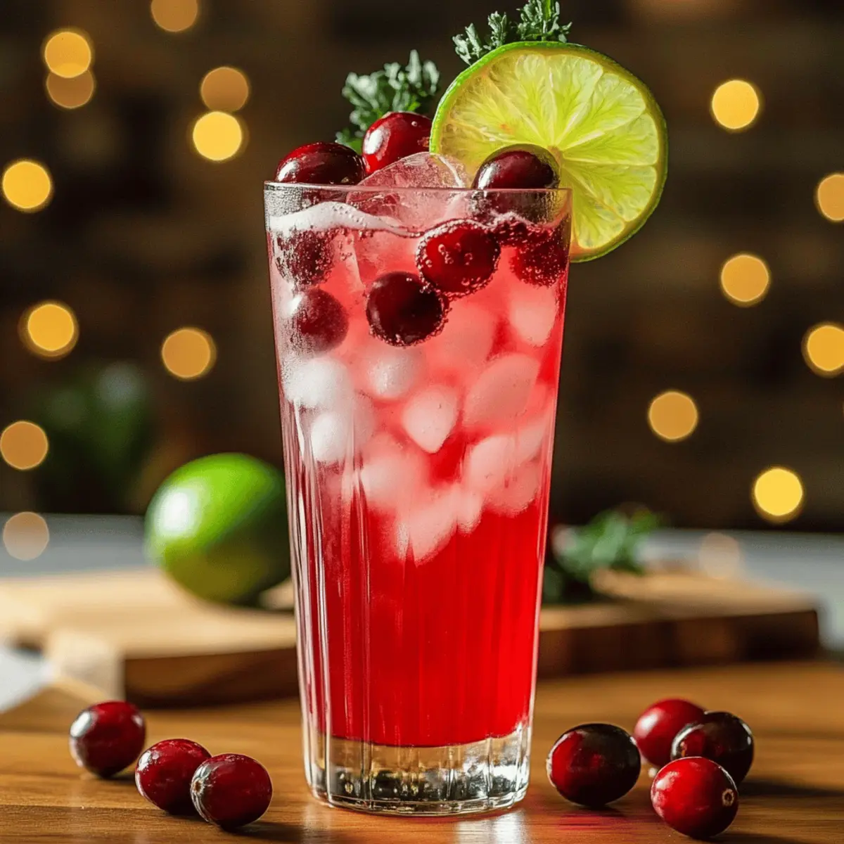 Vanilla Cranberry Crush Mocktail Recipe