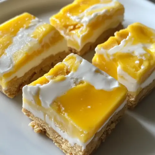 Cookie Coated Mango Lassi Frozen Yogurt Bars