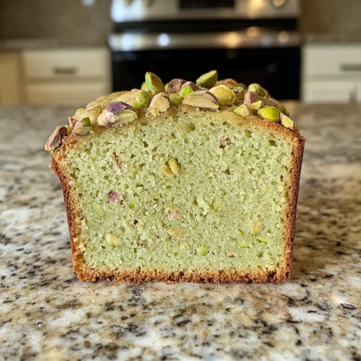 Pistachio Pudding Bread