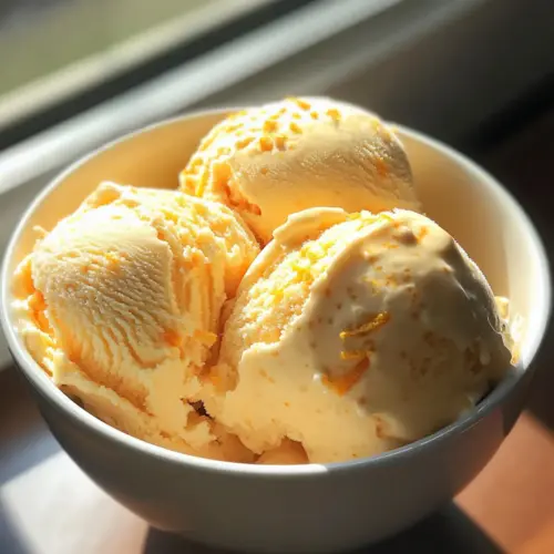 Orange Ice Cream