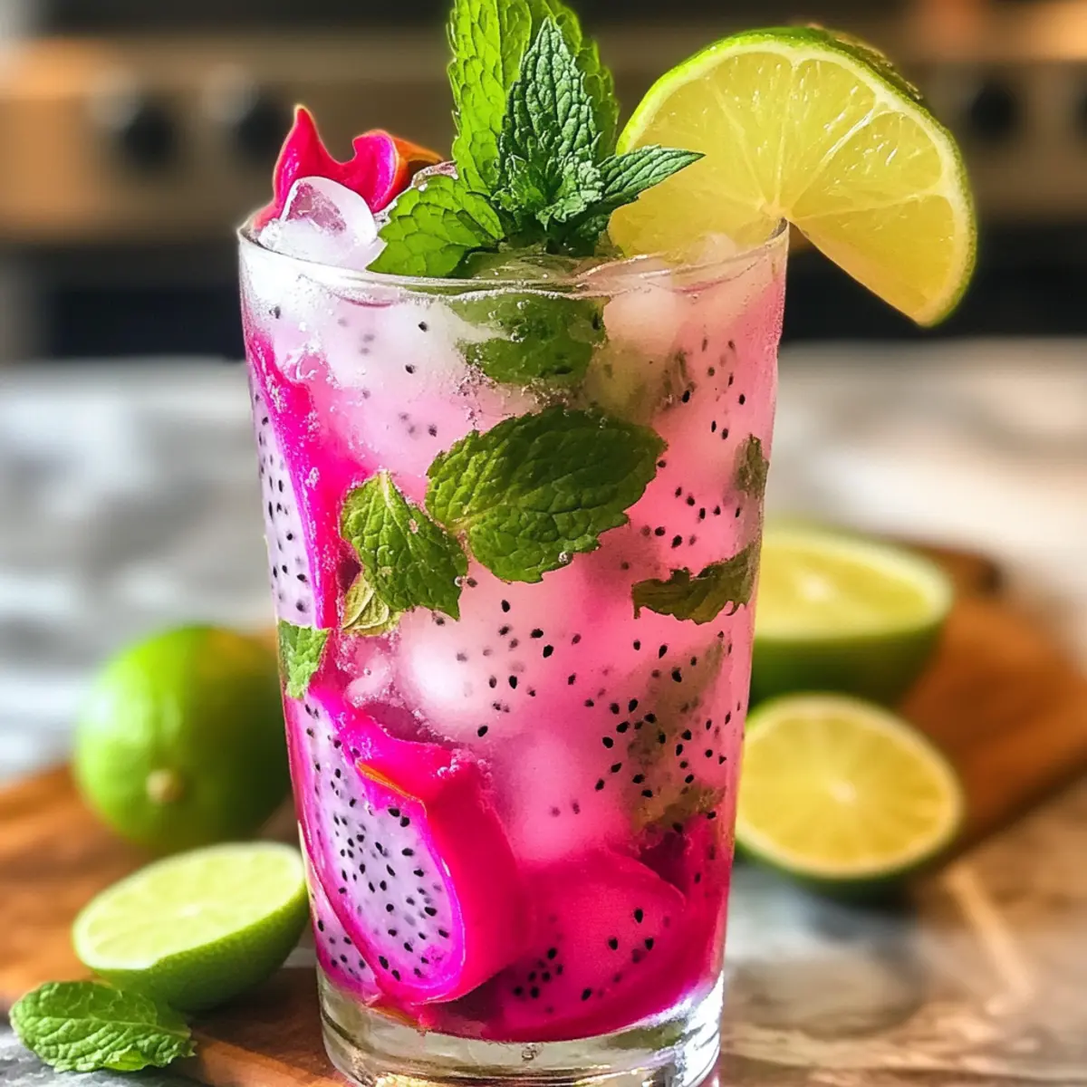 Dragon Fruit Mojito