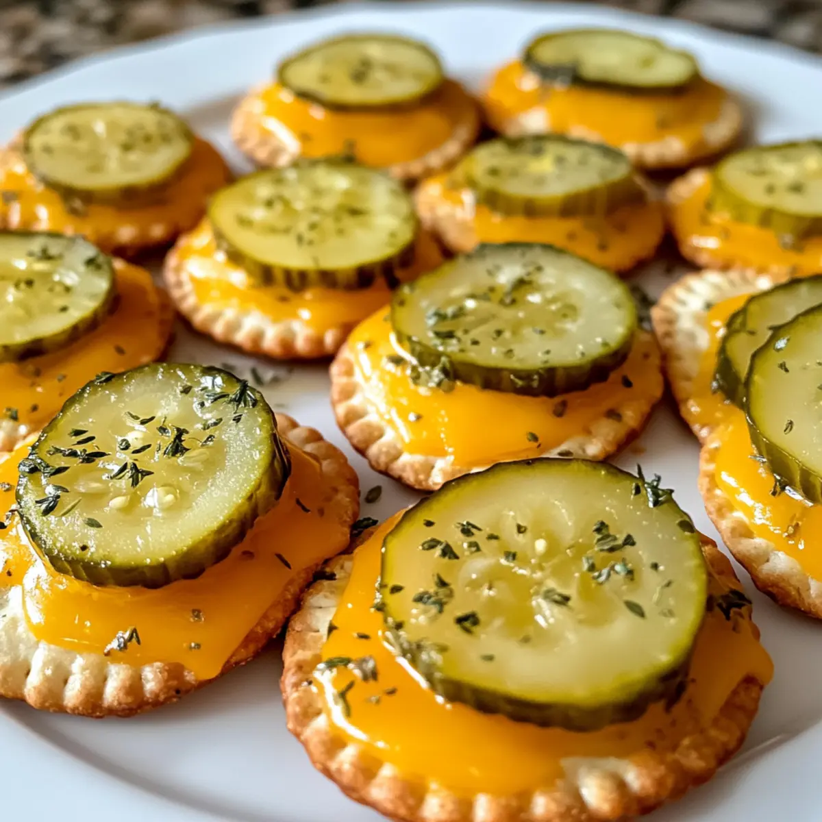 Dill Pickle & Cheese Ritz Bites