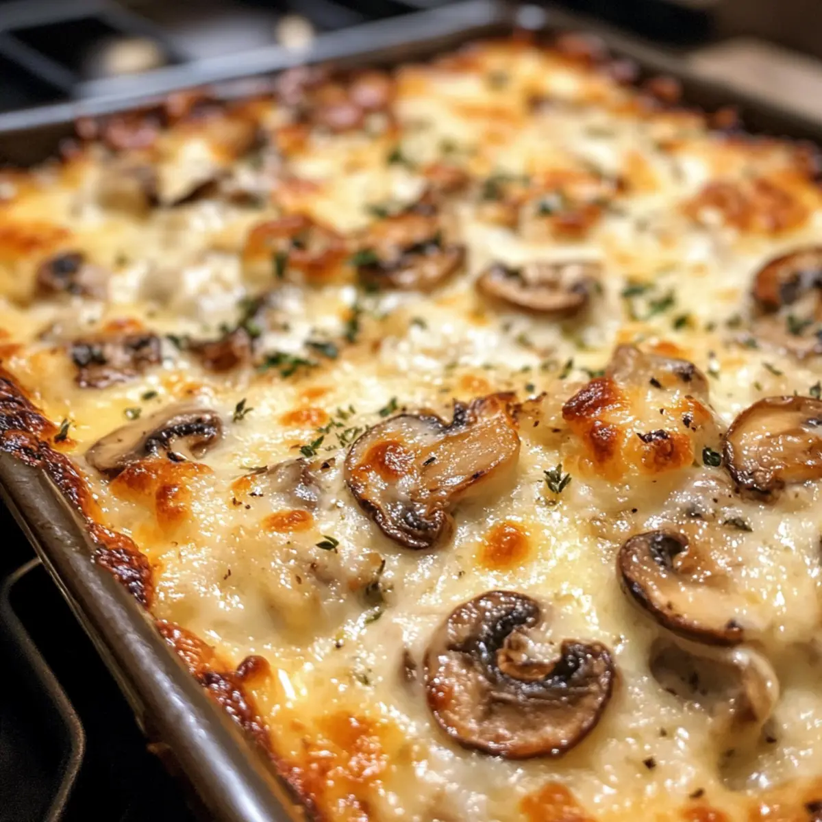 Cheesy Mushroom Casserole