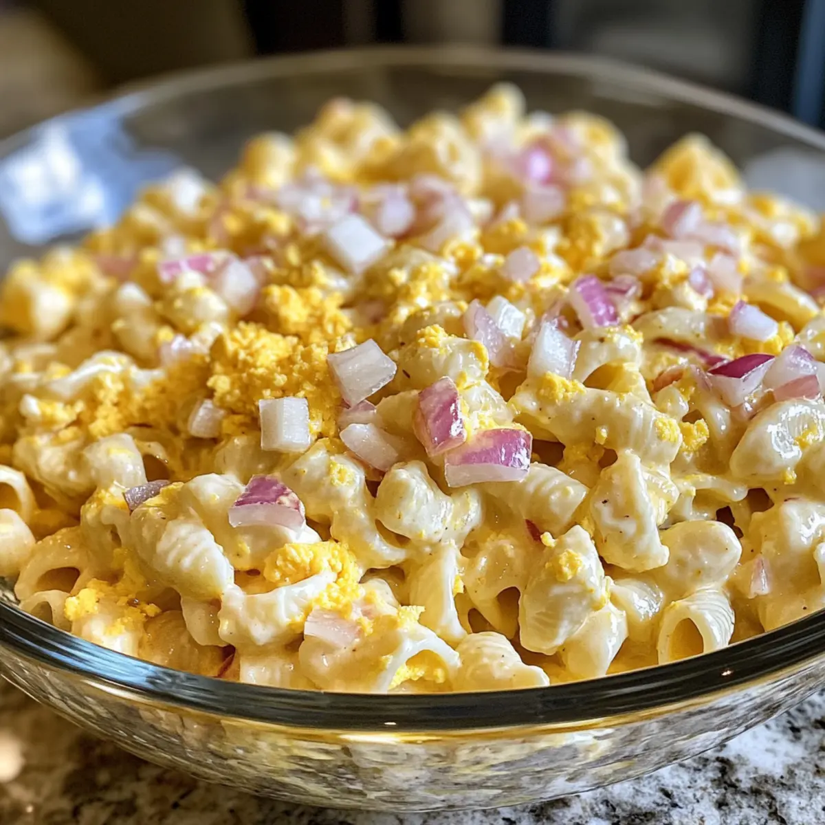 Deviled Egg Pasta Salad