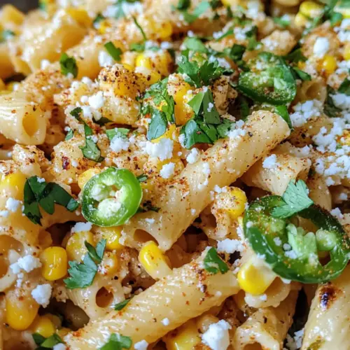 Perfect Mexican Street Corn Pasta Salad