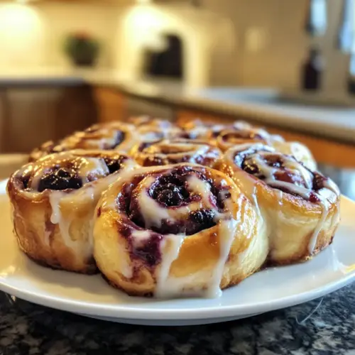 5-Ingredient Skillet Blackberry Sweet Rolls