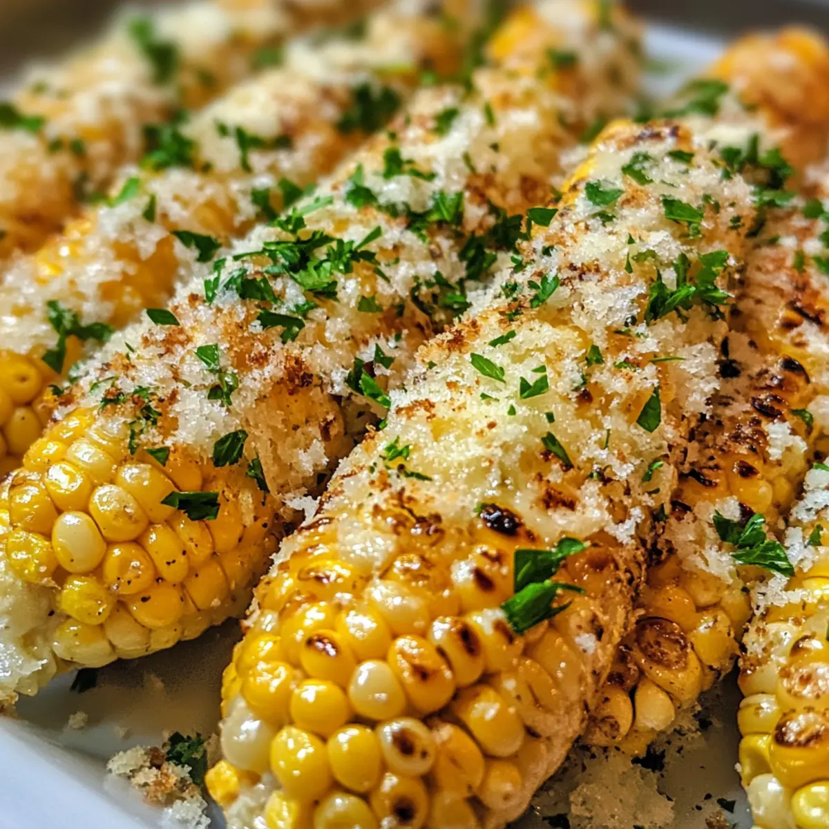 Garlic Parmesan Corn on the Cob