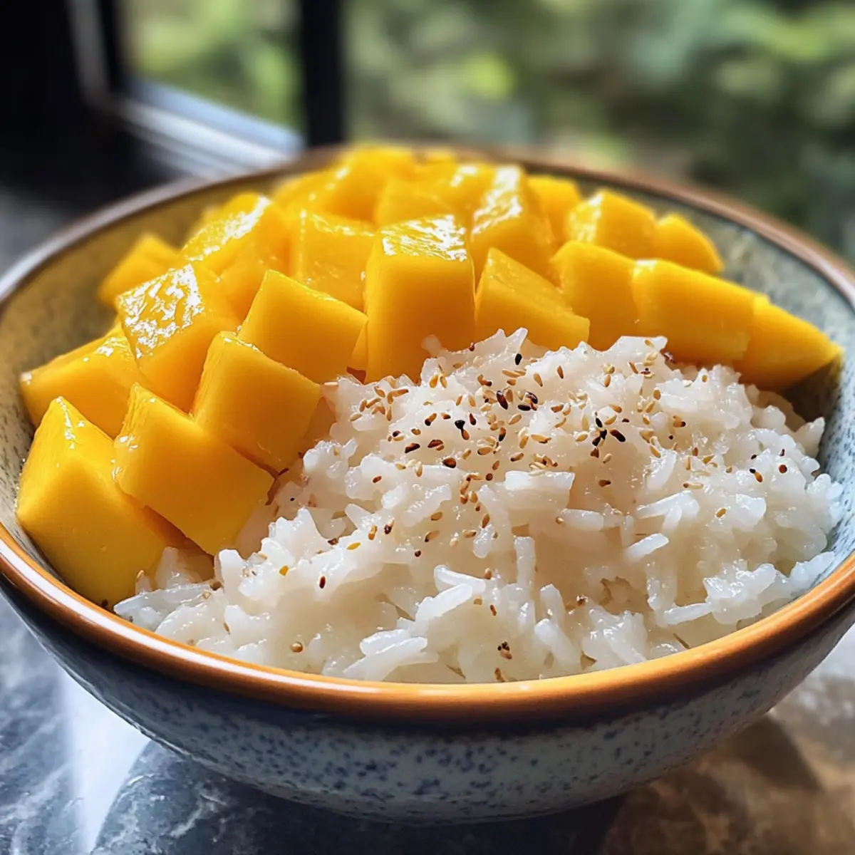 Coconut Mango Sticky Rice