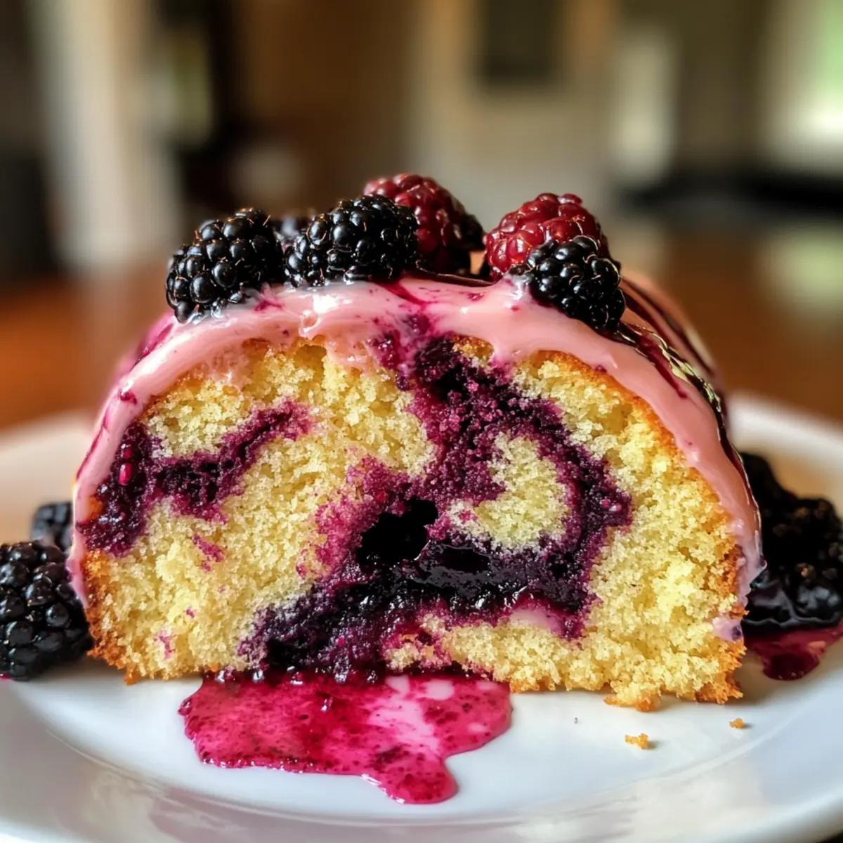 Blackberry Pound Cake Recipe