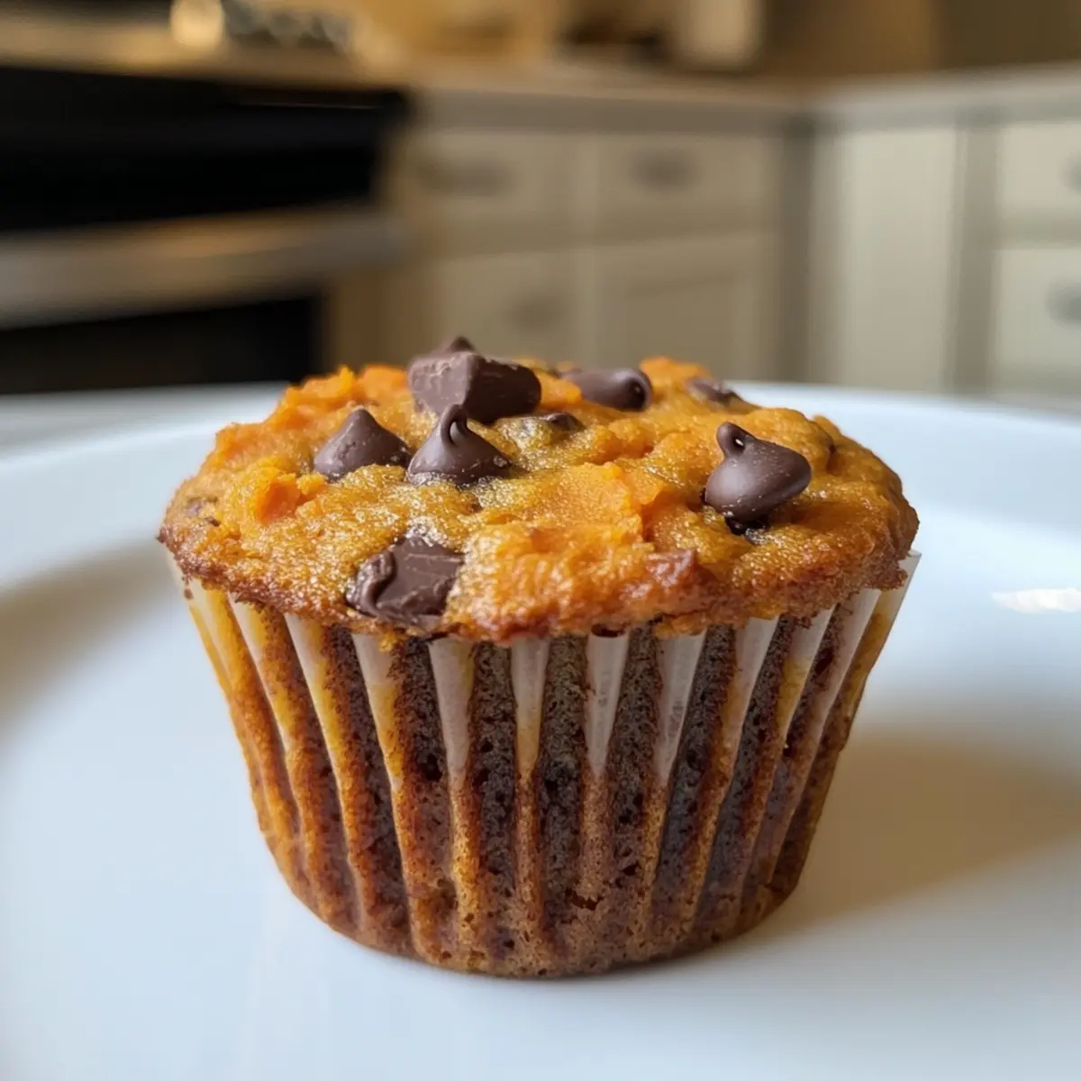 Peanut Butter Sweet Potato Muffins