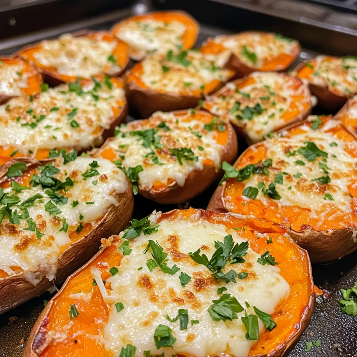 Cheesy Sweet Potatoes