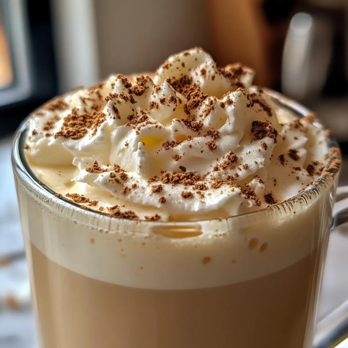 Sugar-Free Eggnog Latte