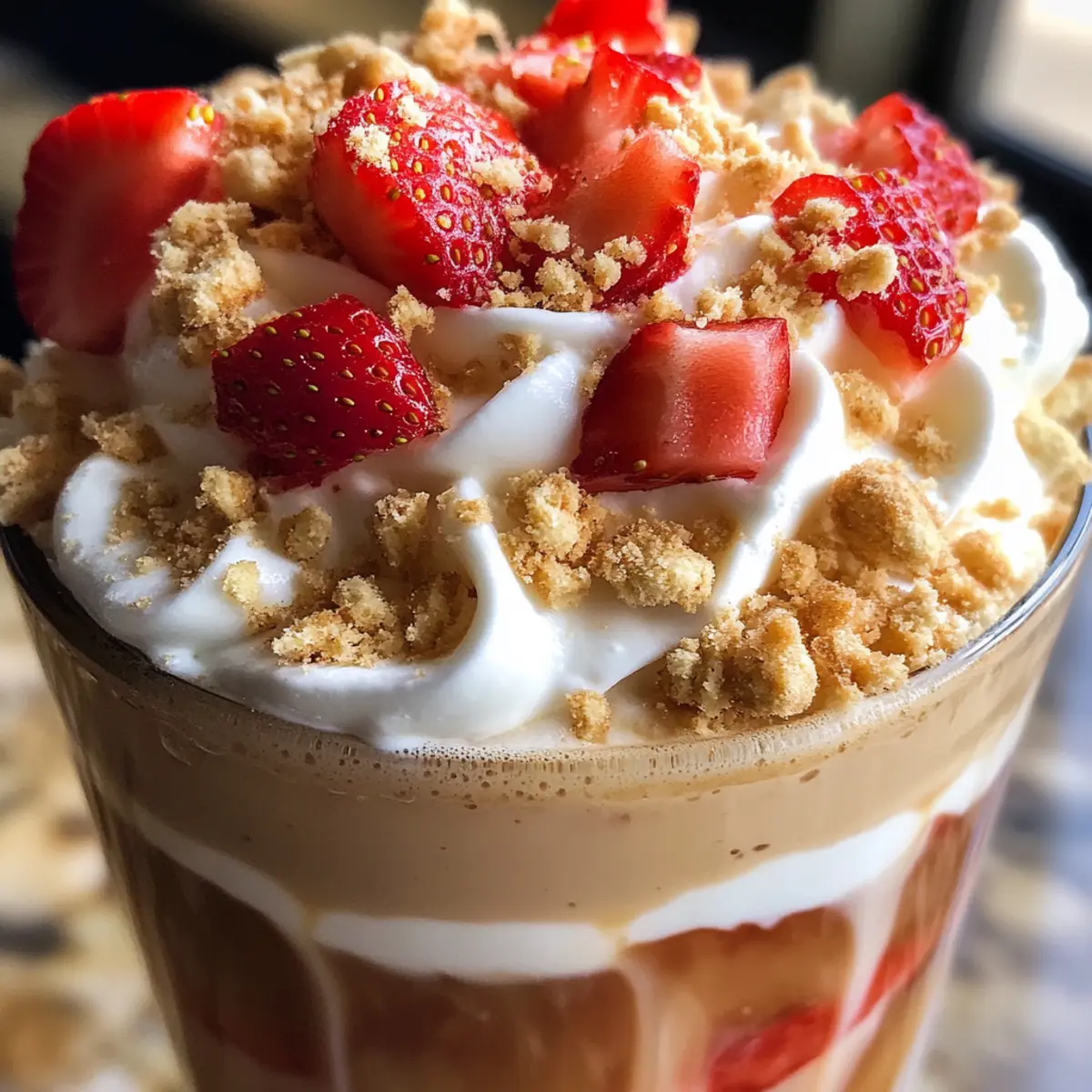 Strawberry Shortcake Latte