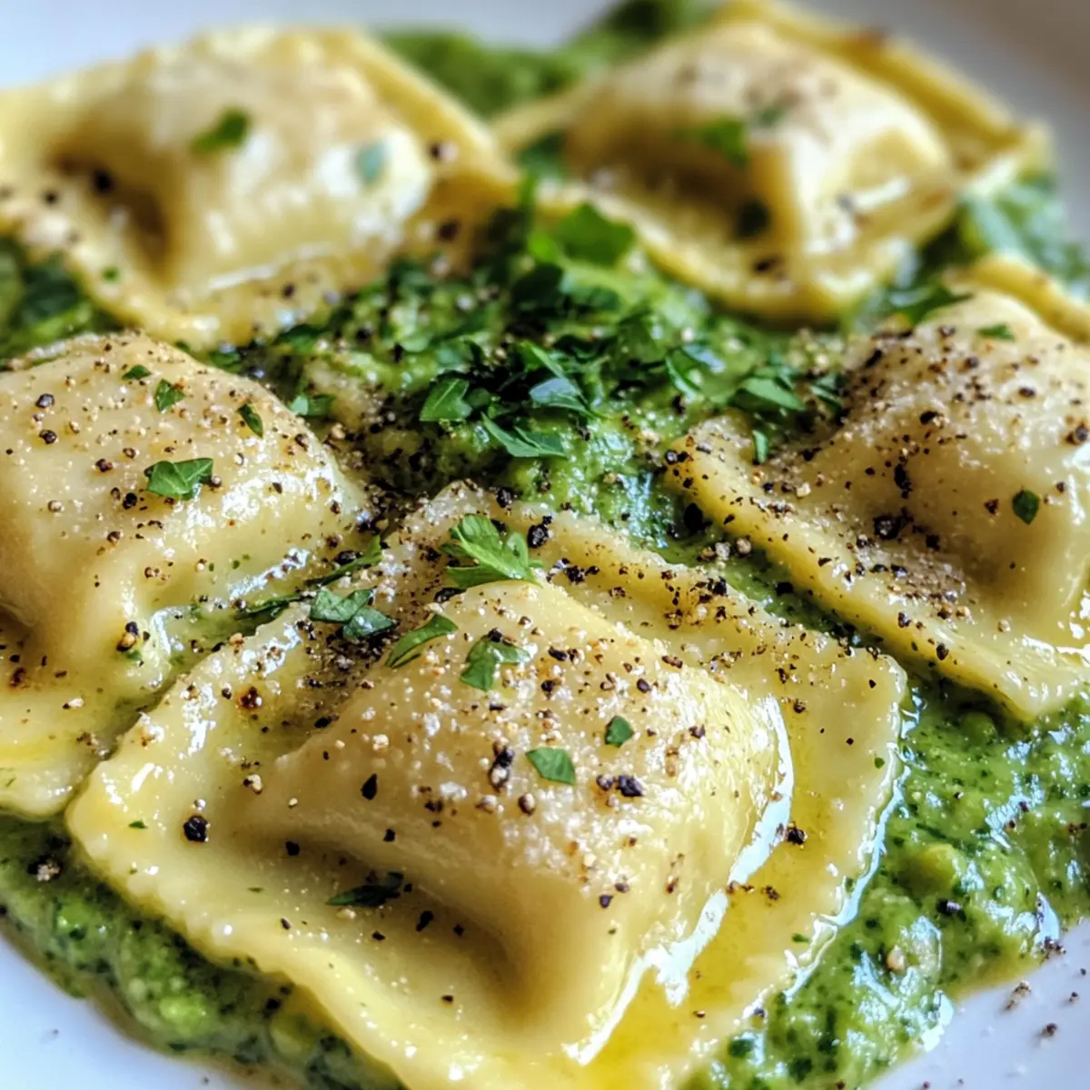 Lemon Butter Ravioli
