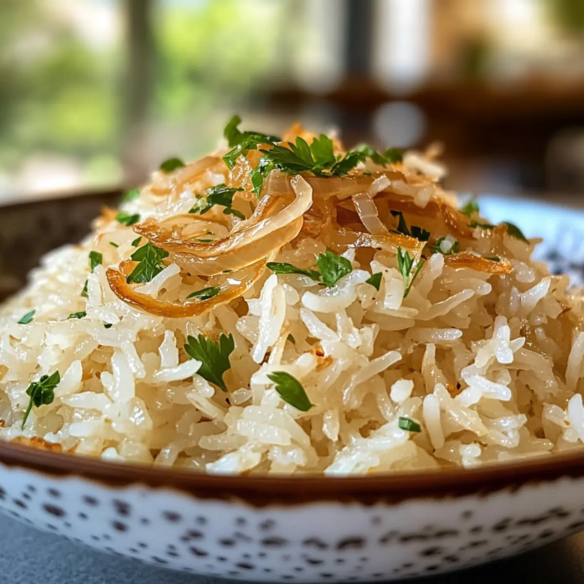 Golden Onion Butter Jasmine Rice