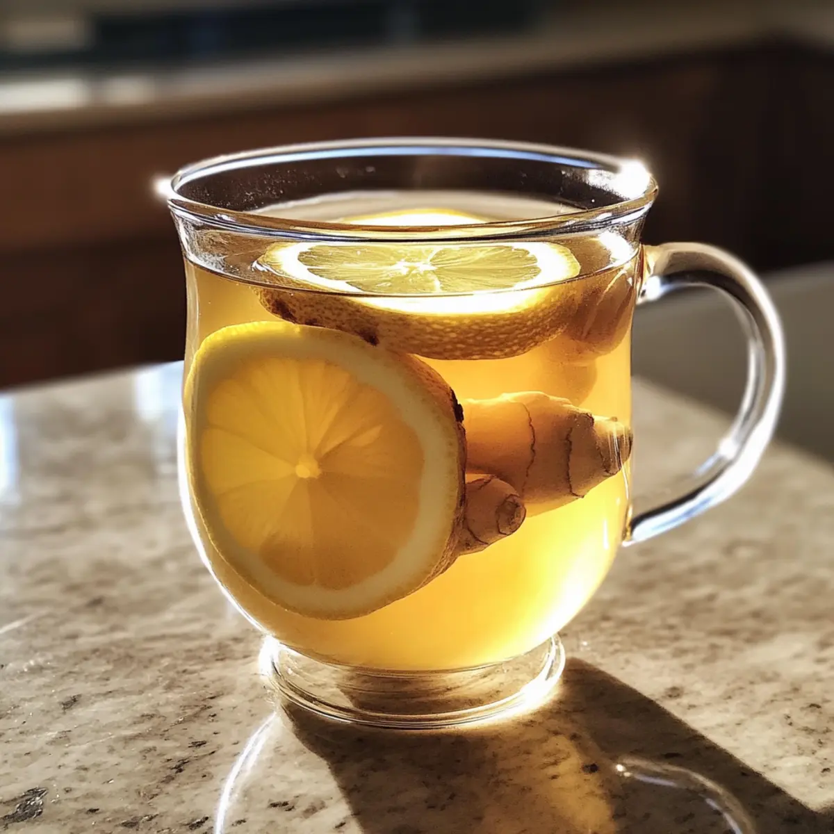 Ginger Lemon Honey Tea