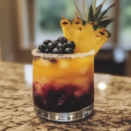 Pineapple Blueberry Margarita Recipe