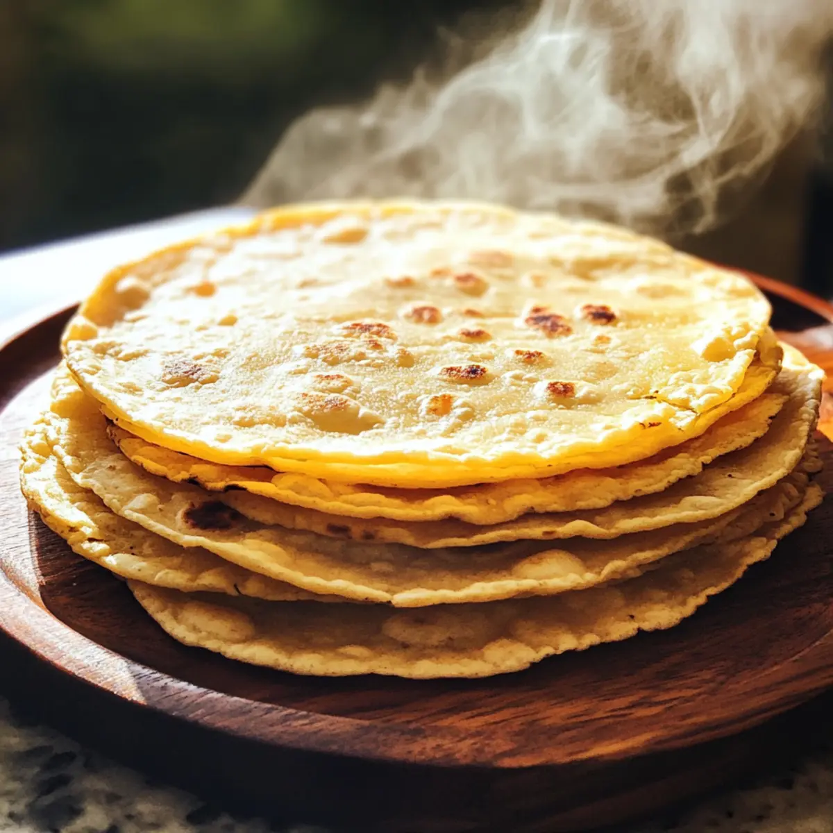 Homemade Corn Tortillas