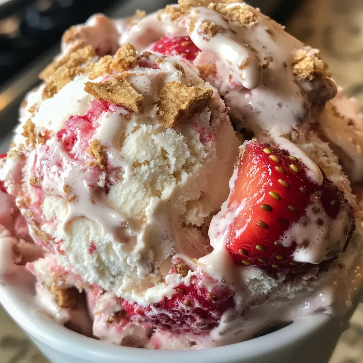 Strawberry Cheesecake Ice Cream