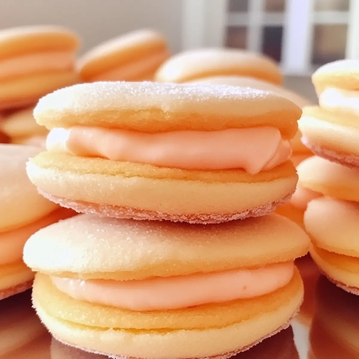 Whimsical Peach Cookies