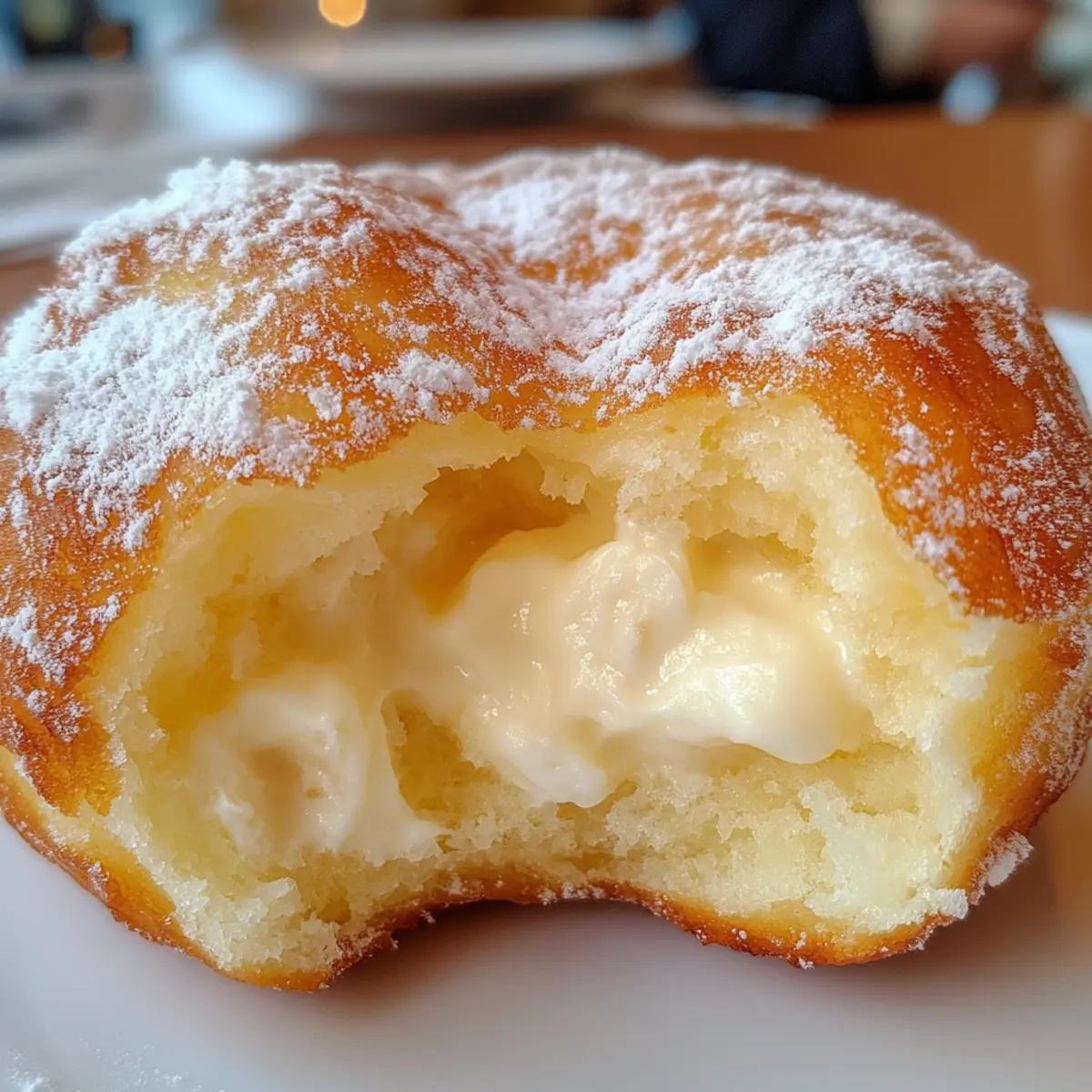Fluffy Korean Milk Cream Donut