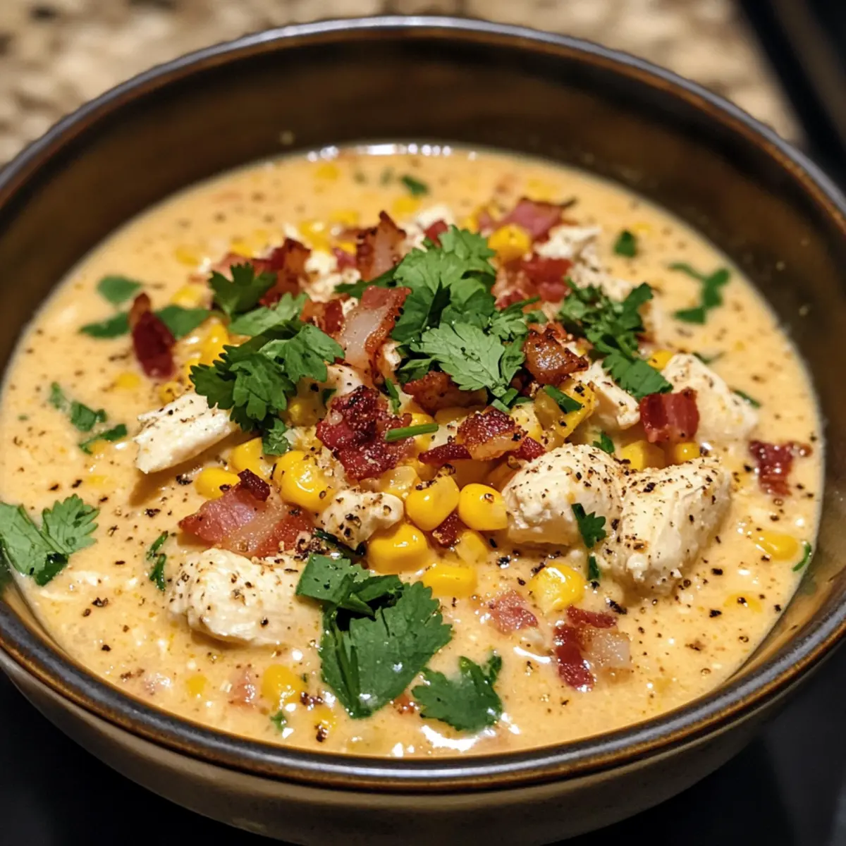 Slow Cooker Mexican Street Corn Soup