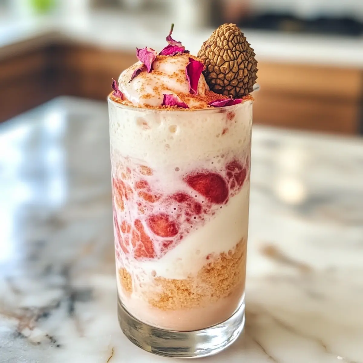 Lychee Rose Frappe