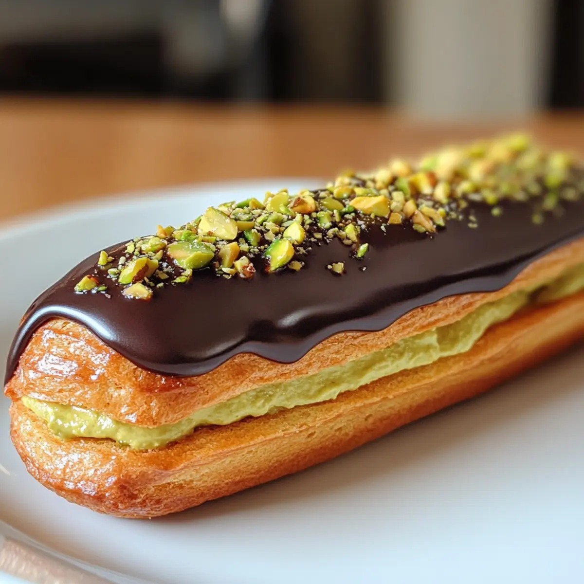 Pistachio Éclairs