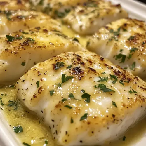 Creamy Lemon Parmesan Cod