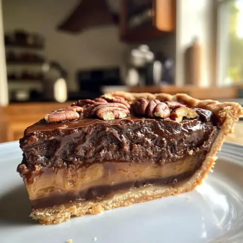 Fudgy Turtle Pie