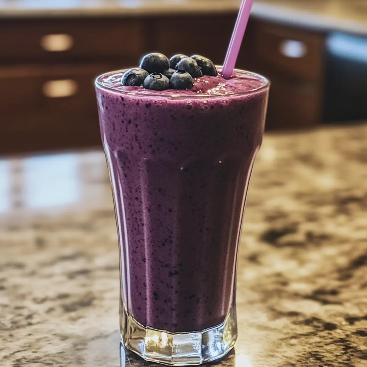 Avocado Banana Spinach Blueberry Smoothie