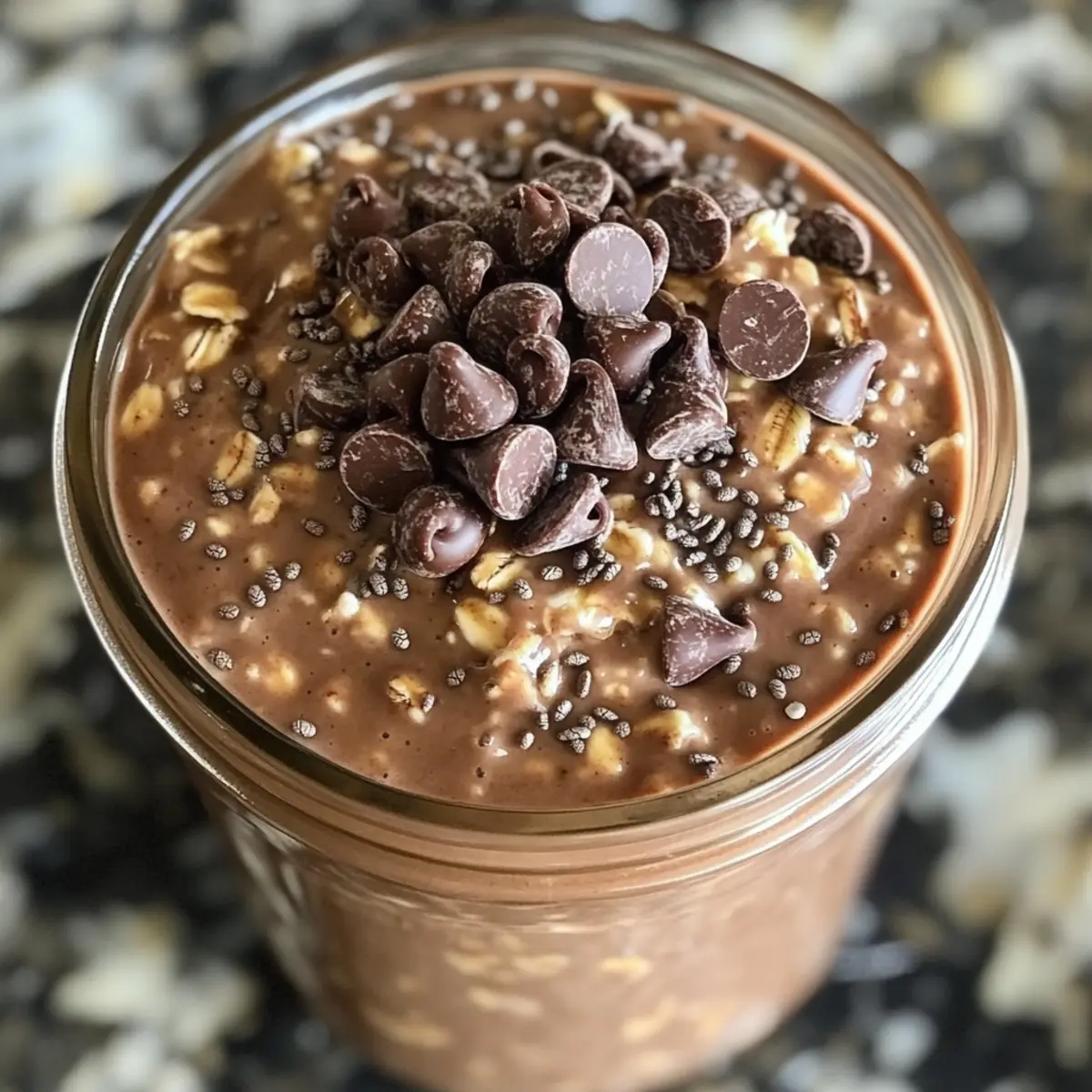 Brownie Batter Overnight Oats