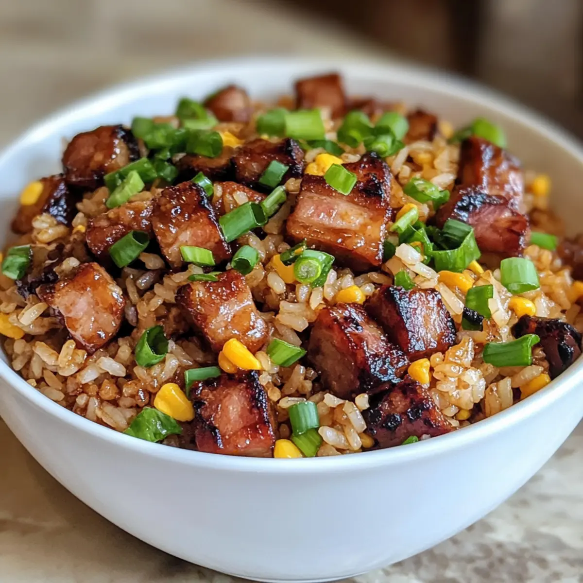 XO Fried Rice with Char Siu